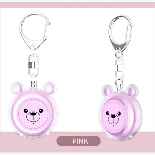 Mini Bear Self-Defense Alarm Keychain (Rechargeable)