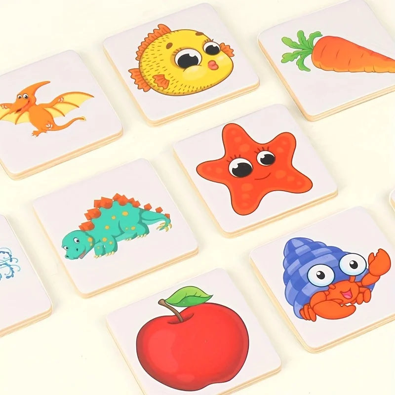 Wooden Shadow Matching Puzzle Game