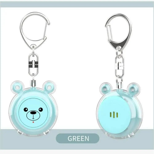 Mini Bear Self-Defense Alarm Keychain (Rechargeable)