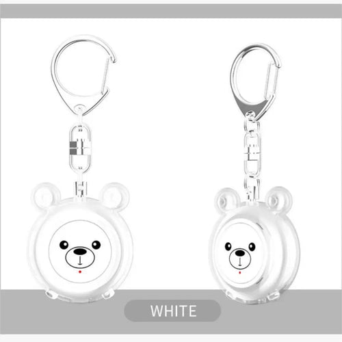 Mini Bear Self-Defense Alarm Keychain (Rechargeable)