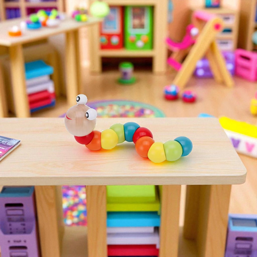 Montessori Wooden Baby Toys – Shapes, Music & Motor Skills Set