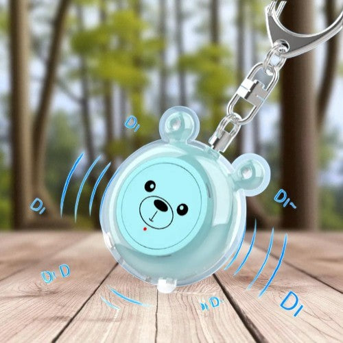 Mini Bear Self-Defense Alarm Keychain (Rechargeable)