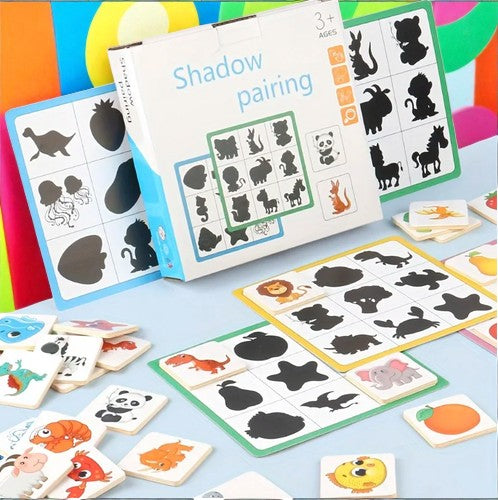 Wooden Shadow Matching Puzzle Game